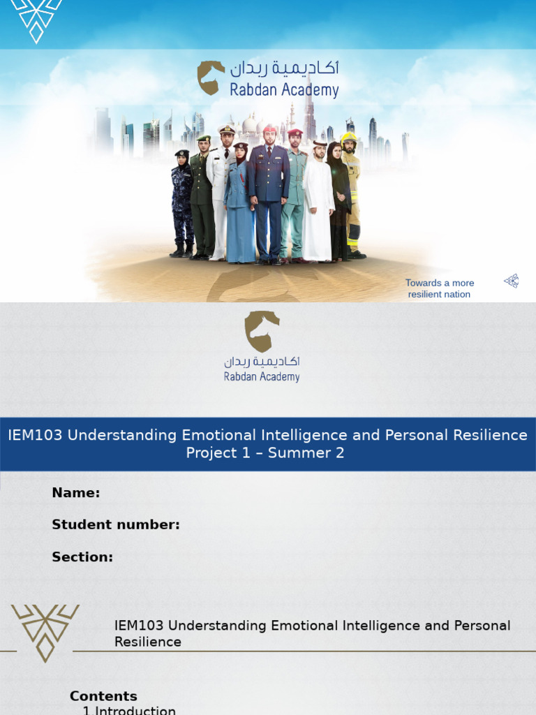 IEM103 RA Presentation Template Project 1 | PDF | Emotional ...