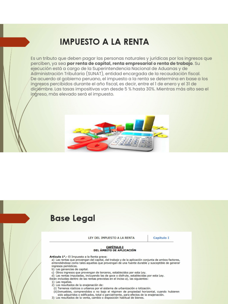 Guía del Impuesto a la Renta en Perú | PDF | Impuesto sobre la renta ...