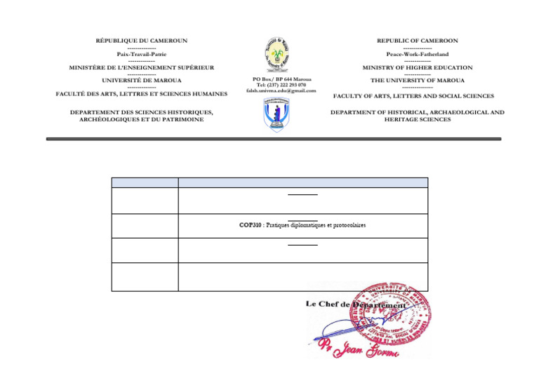 Emploi du temps Licence II et III 2025-2026 | PDF