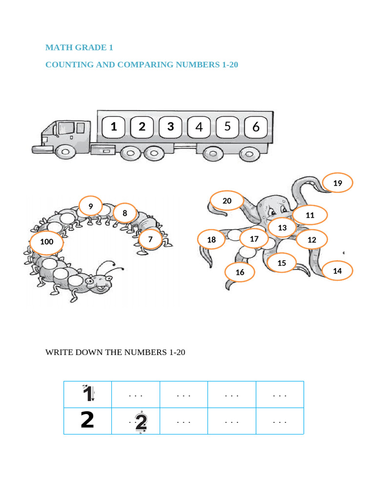 Math Grade 1 | PDF