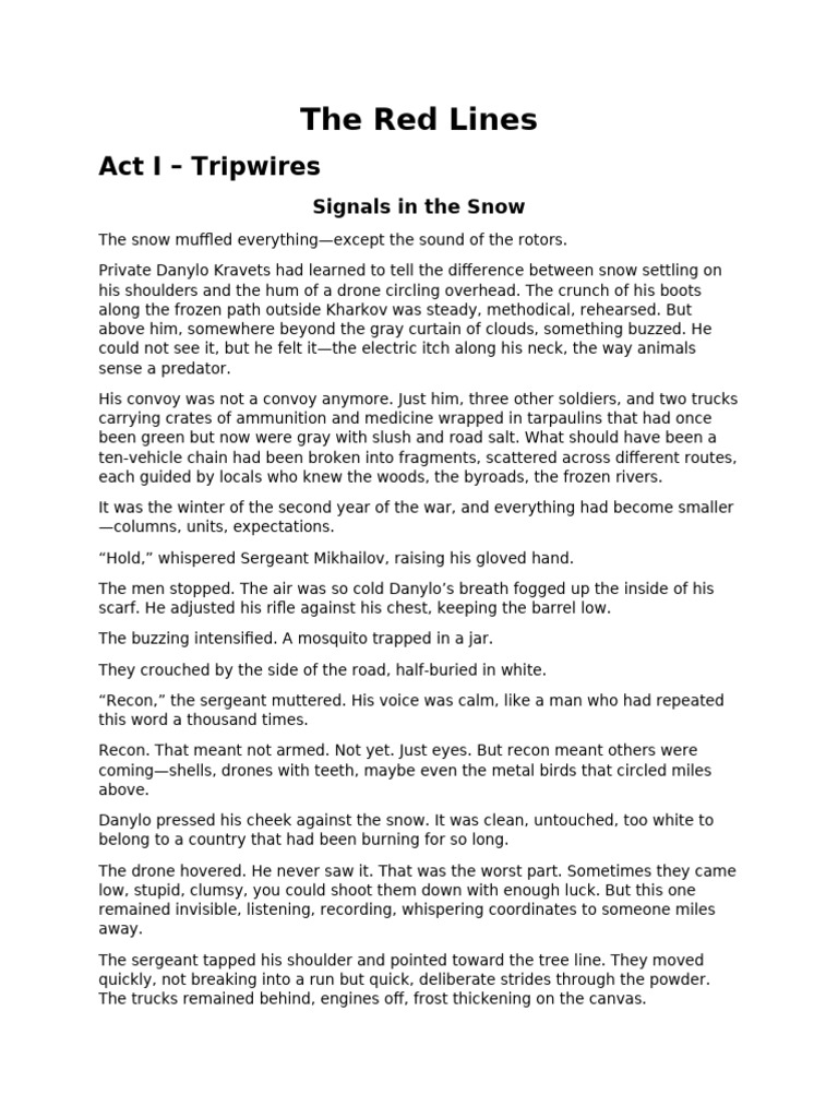 The Red Lines | PDF | Ships