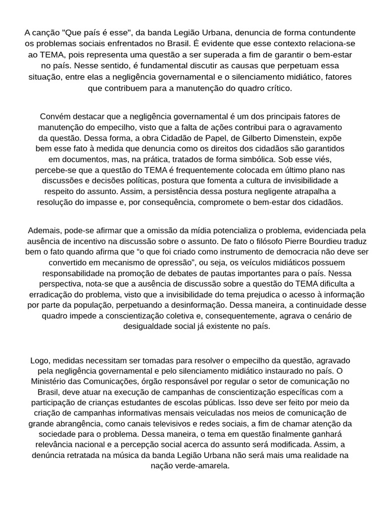 Texto do seu parágrafo | PDF | Sociologia | Comunicação