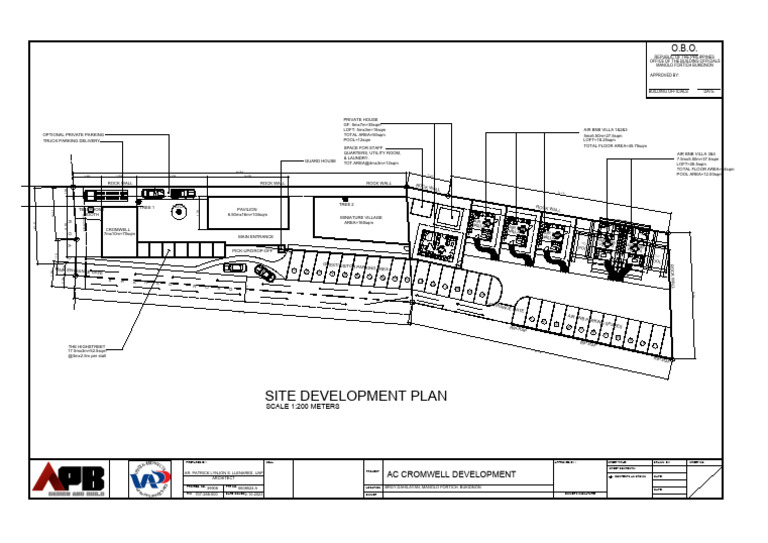 Site Development Plan for Cromwell Project | PDF | Room | Home