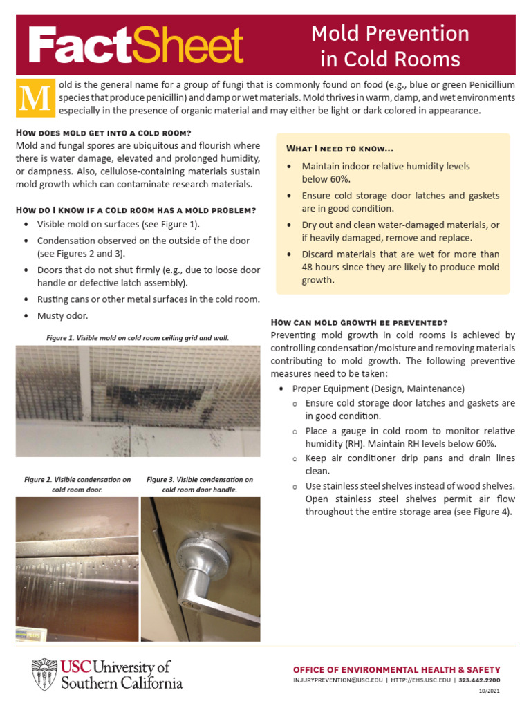 Mold Prevention in Cold Rooms Guide | PDF | Mold | Materials
