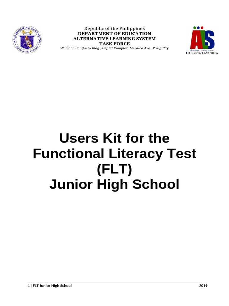 444387382 JHS FLT Complete Package PDF (1) | PDF | Learning | Multiple ...