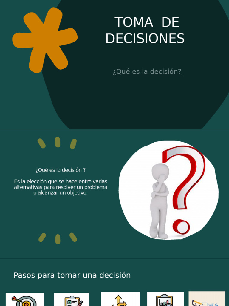 Presentation 2 La Buena Forma de Tomar Decisiones | PDF