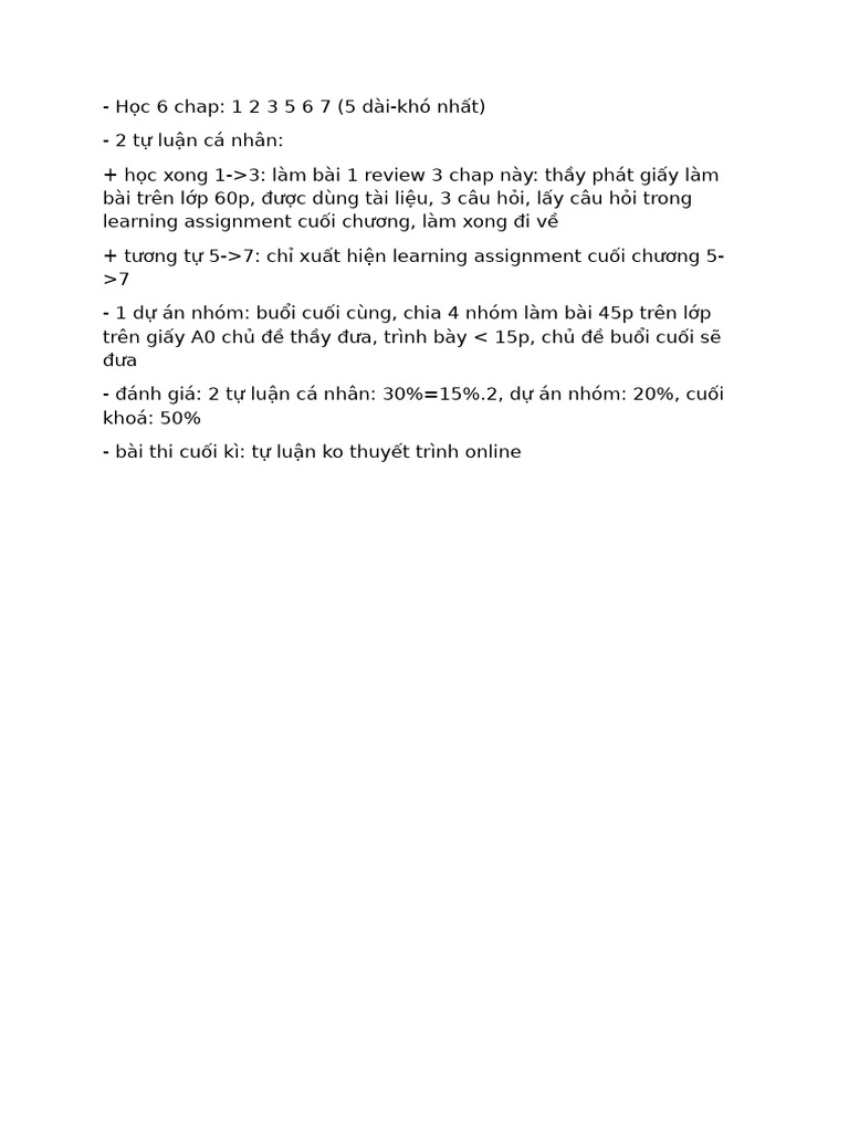 Note Bu I 1 | PDF
