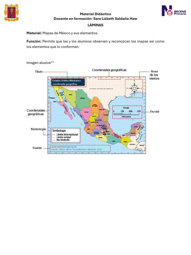 Mapas de México: Material Didáctico | PDF