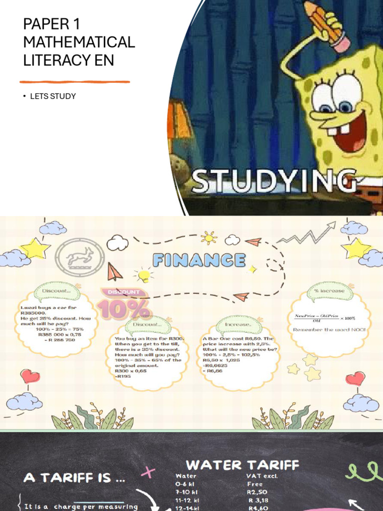 Paper 1 Mathematical Literacy en | PDF