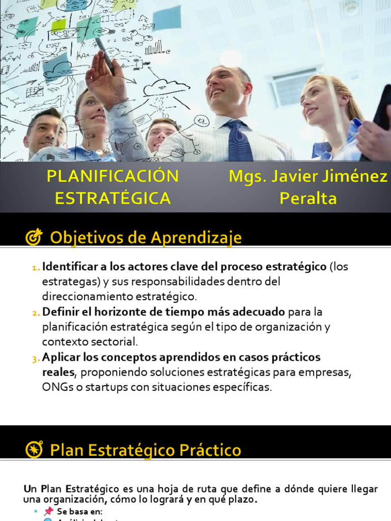 Planificación Estratégica Efectiva | PDF | Planificación estratégica ...