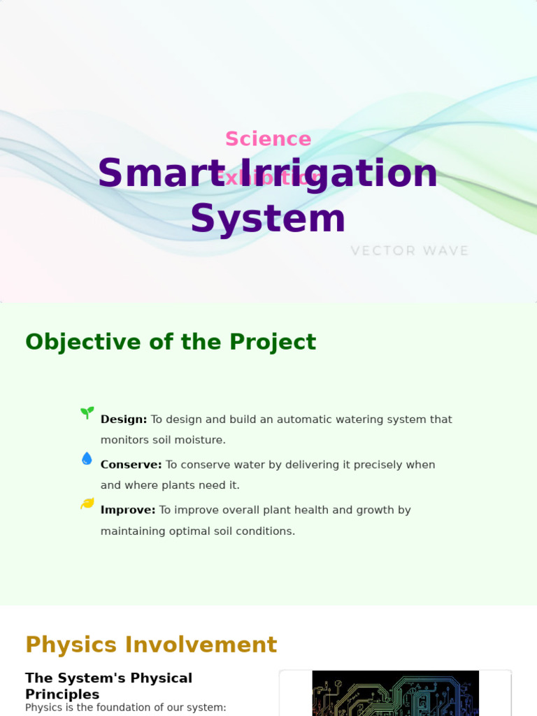 Smart Irrigation System (Colorful v3) | PDF