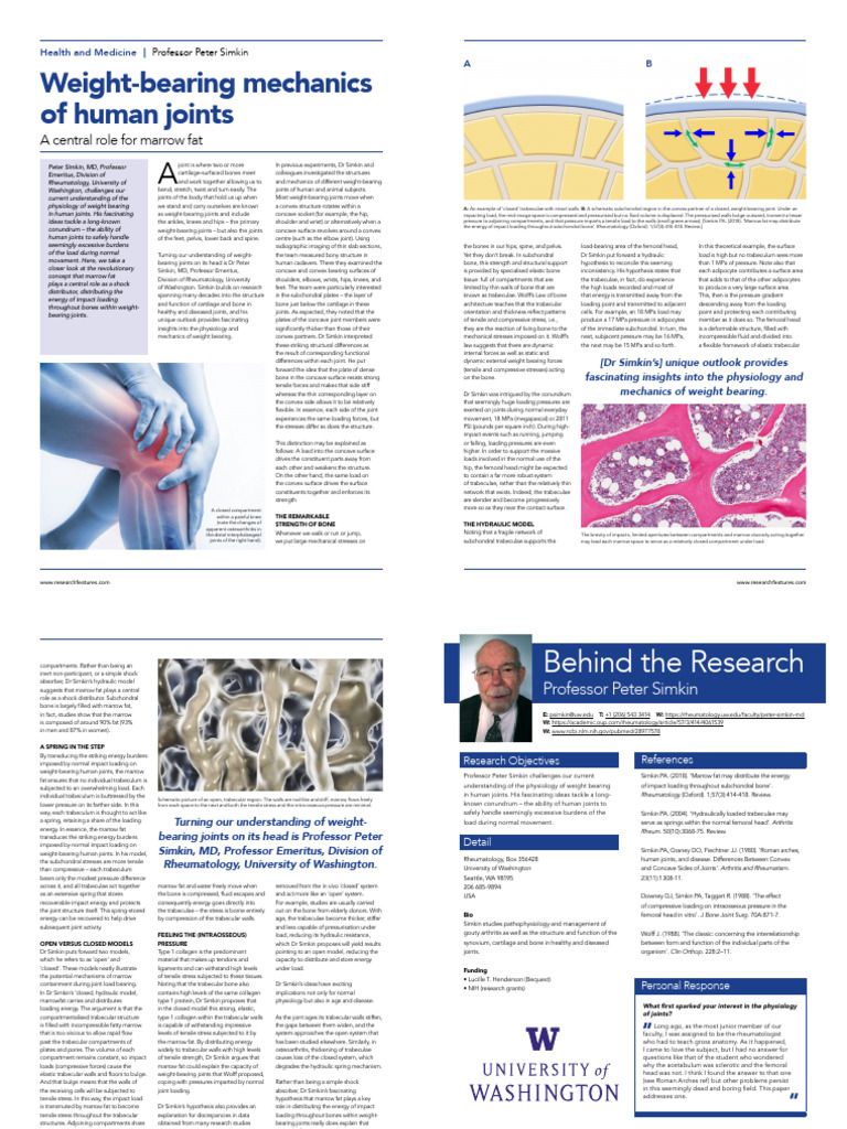 Peter Simkin (1) | PDF | Bone | Stress (Mechanics)