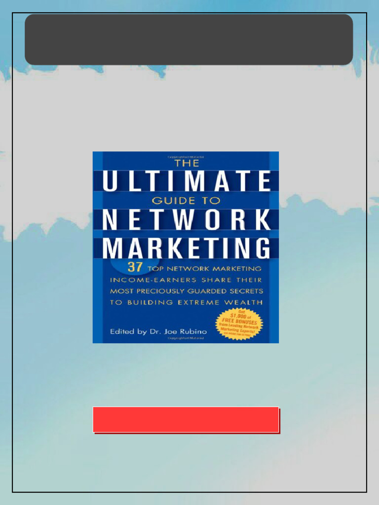 The Ultimate Guide to Network Marketing 37 Top Network Marketing Income ...
