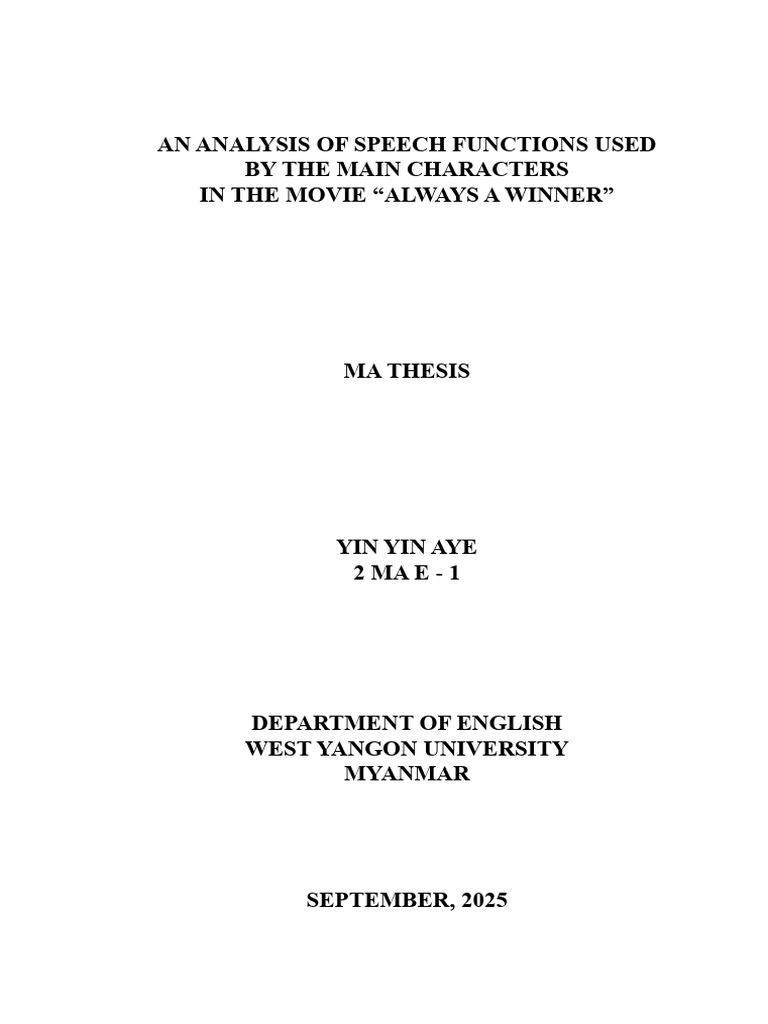 Revised - MA Thesis WYU (2025) | PDF