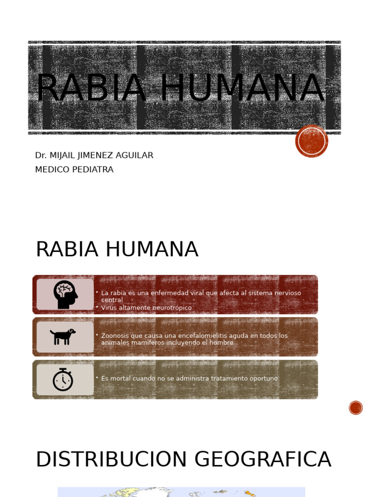 Rabia Humana: Causas y Tratamiento | PDF | Rabia | Virus