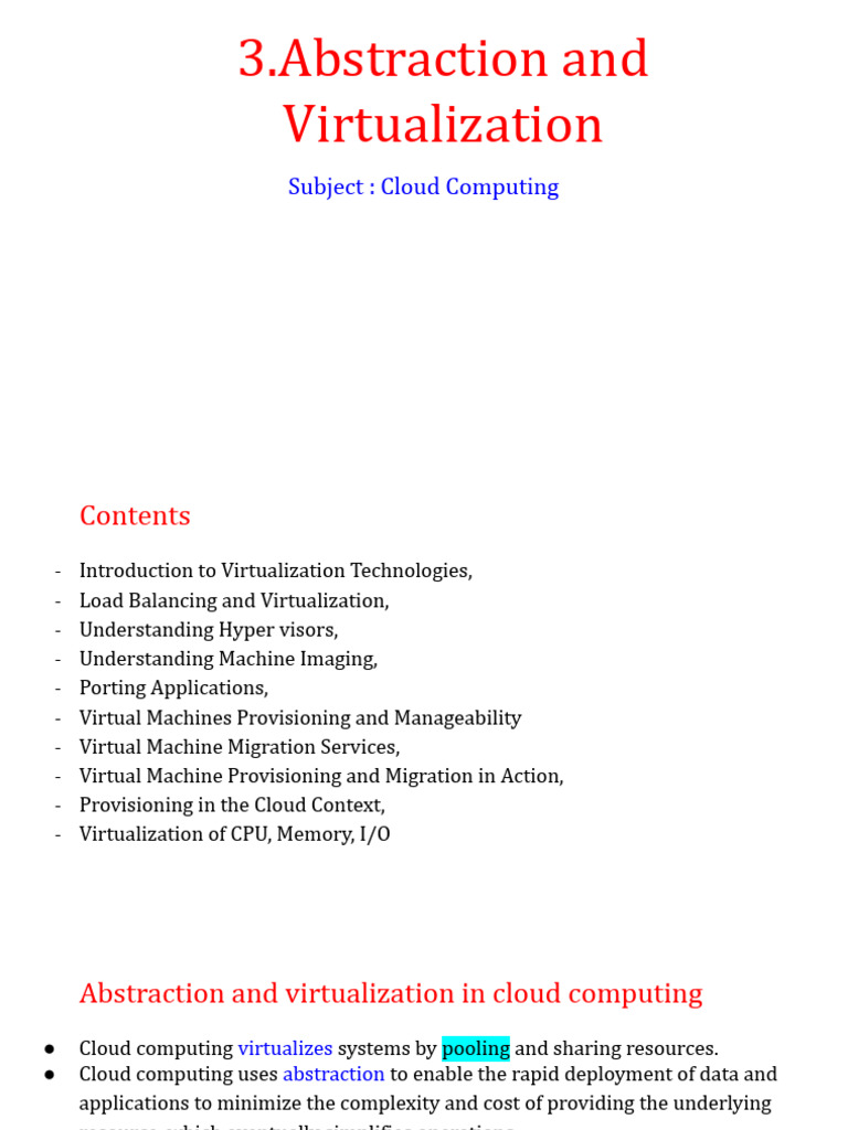 Cloud Computing: Virtualization Explained | PDF | Virtualization ...