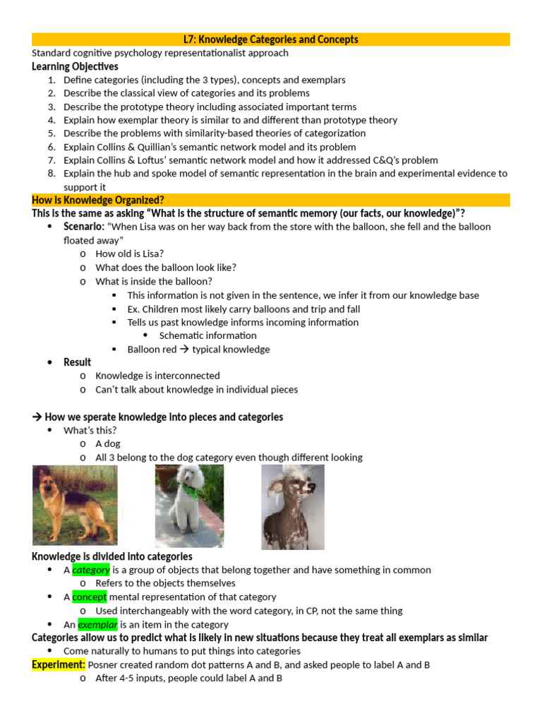 Understanding Knowledge Categories and Concepts | PDF | Concept ...