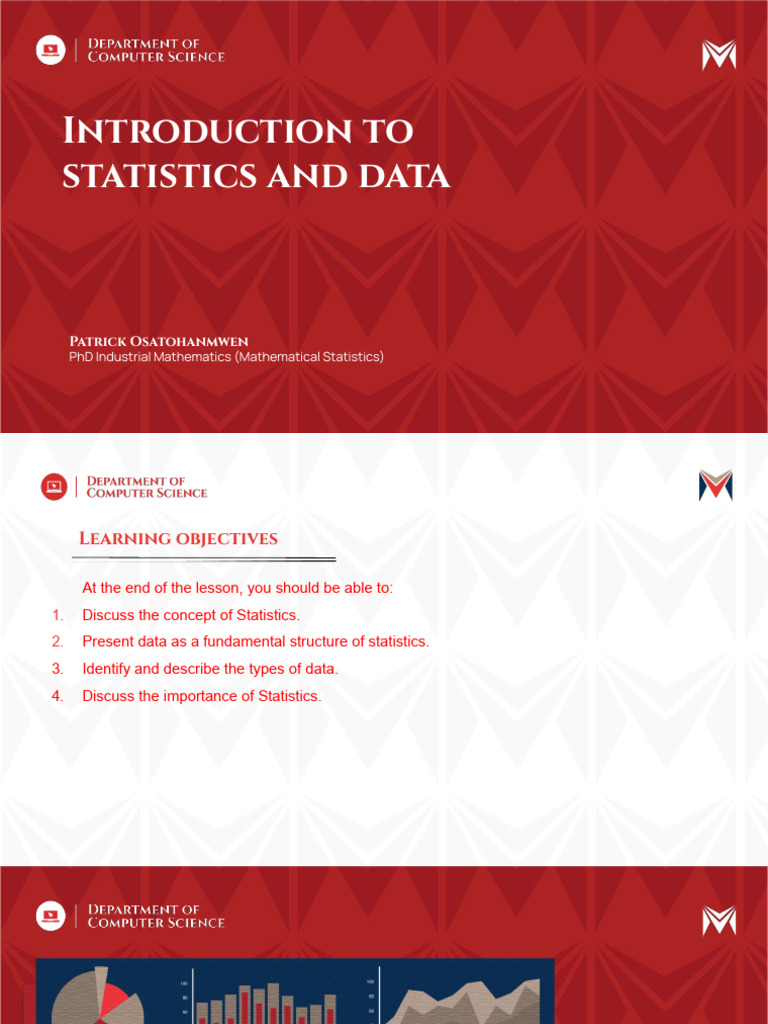Introduction to Statistics and Data Analysis | PDF | Statistics | Data