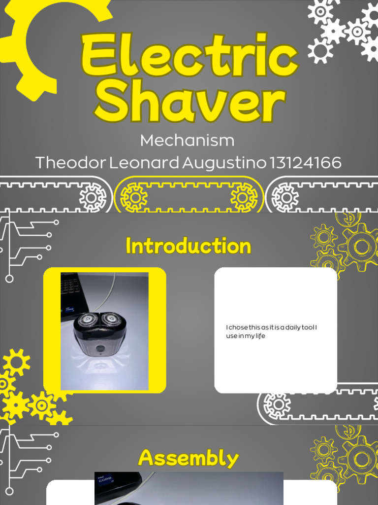 Mechanism of Electric Shaver | PDF