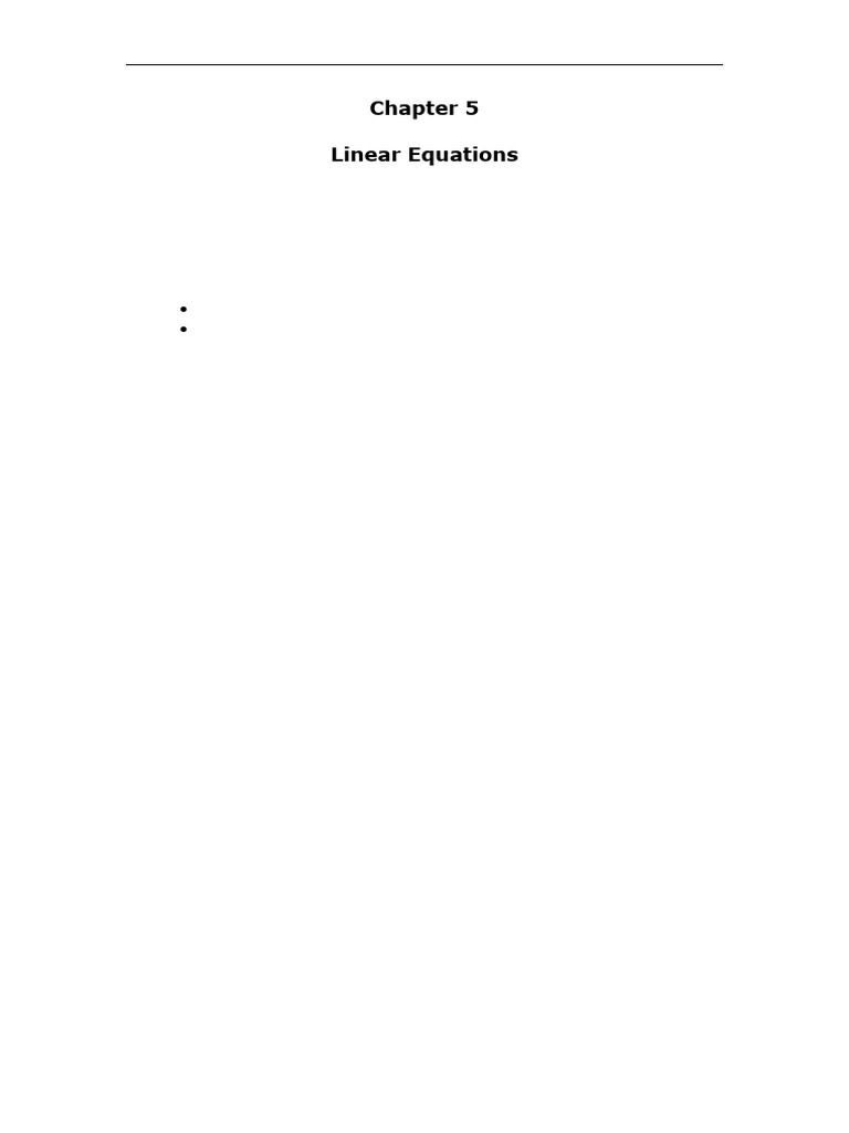 Linear Equations: Gaussian Elimination & LU Factorization | PDF ...