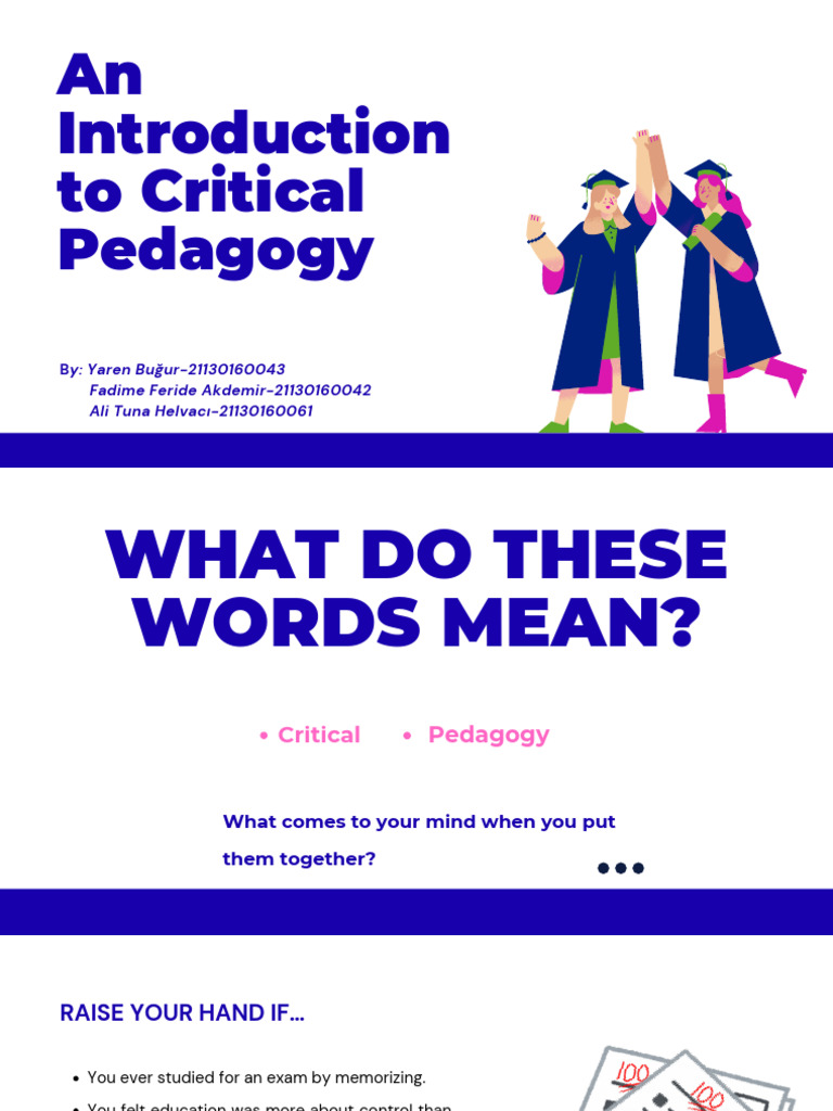An Introduction To Critical Pedagogy PDF | PDF | Pedagogy | Learning