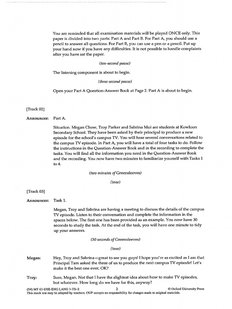 MT63 Tapescript | PDF