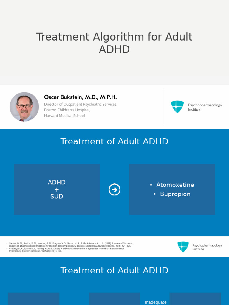 8605 Treatment Algorithm For Adult ADHD | PDF