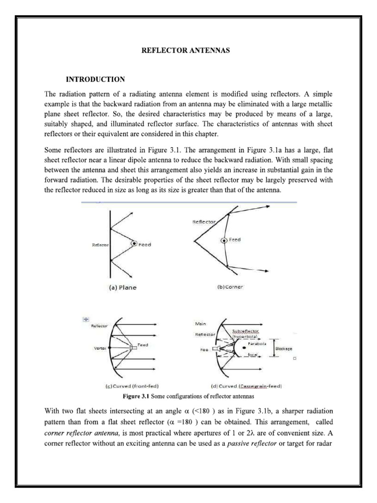 Reflector Antenna | PDF