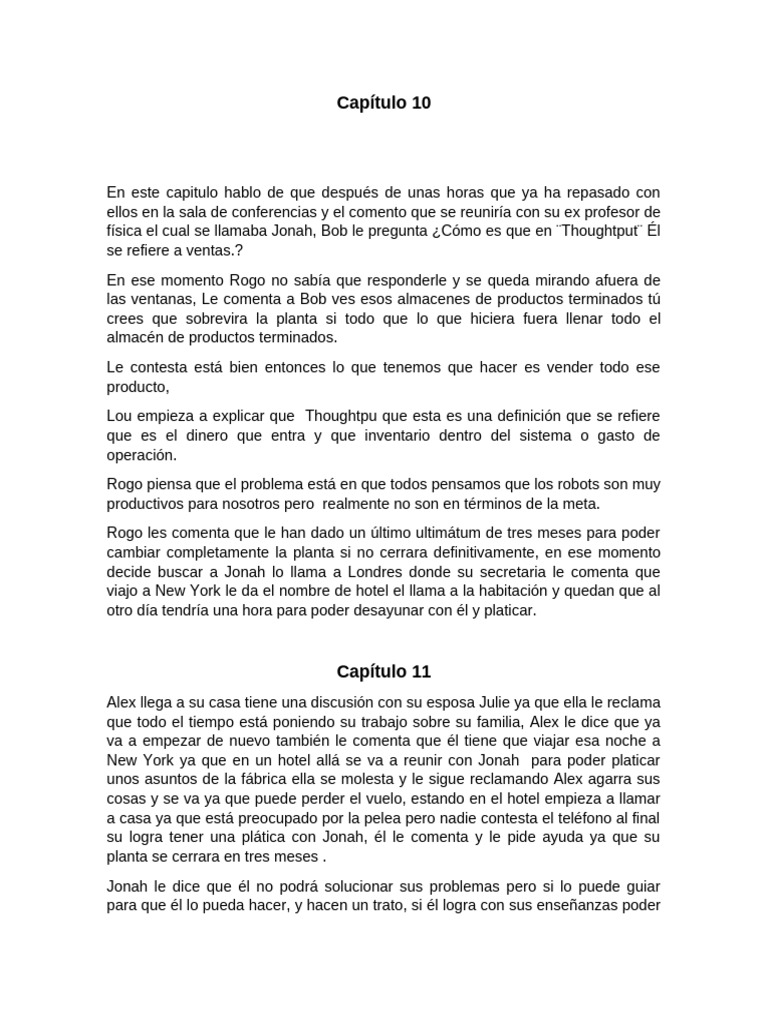 Resumen Capitulo 10,11,12 | PDF