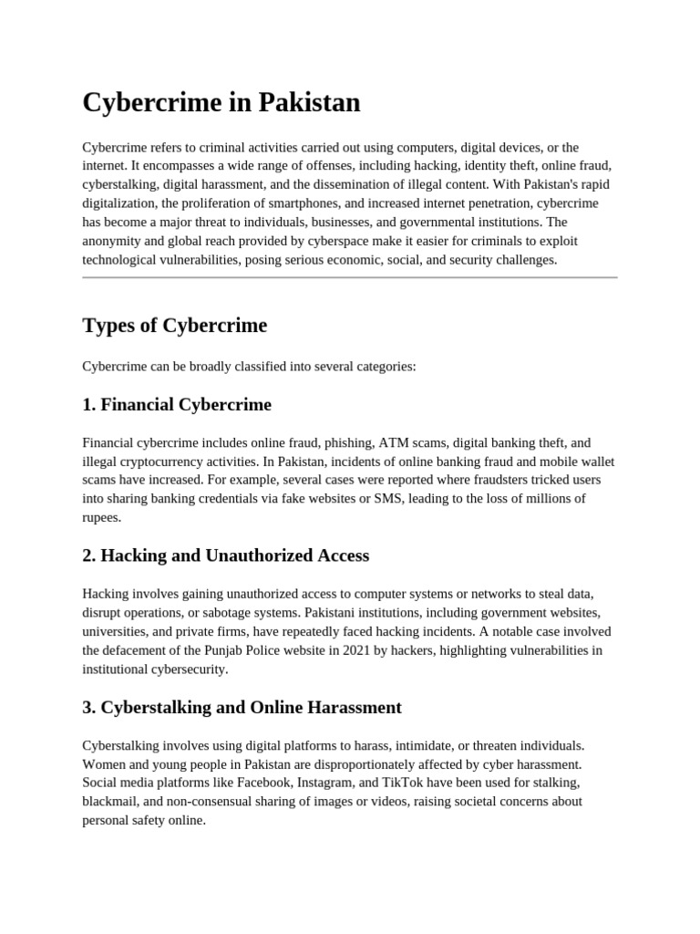 Cybercrime | PDF | Cybercrime | Security