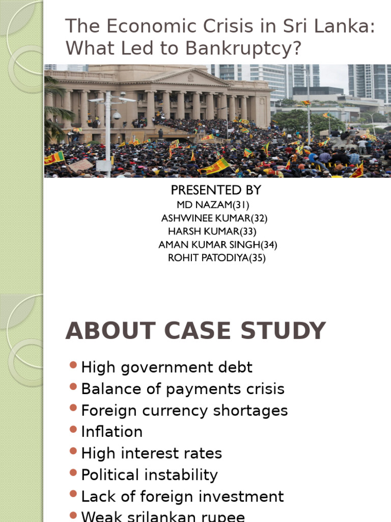 The Economic Crisis in Sri Lanka | PDF
