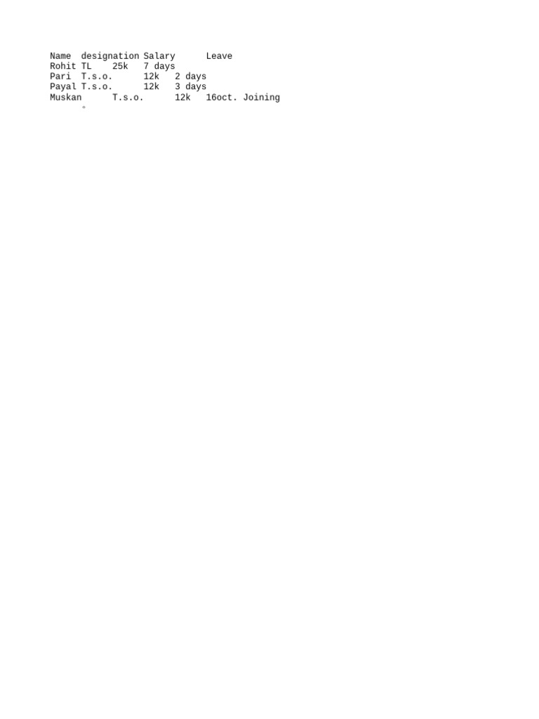 Attendance | PDF