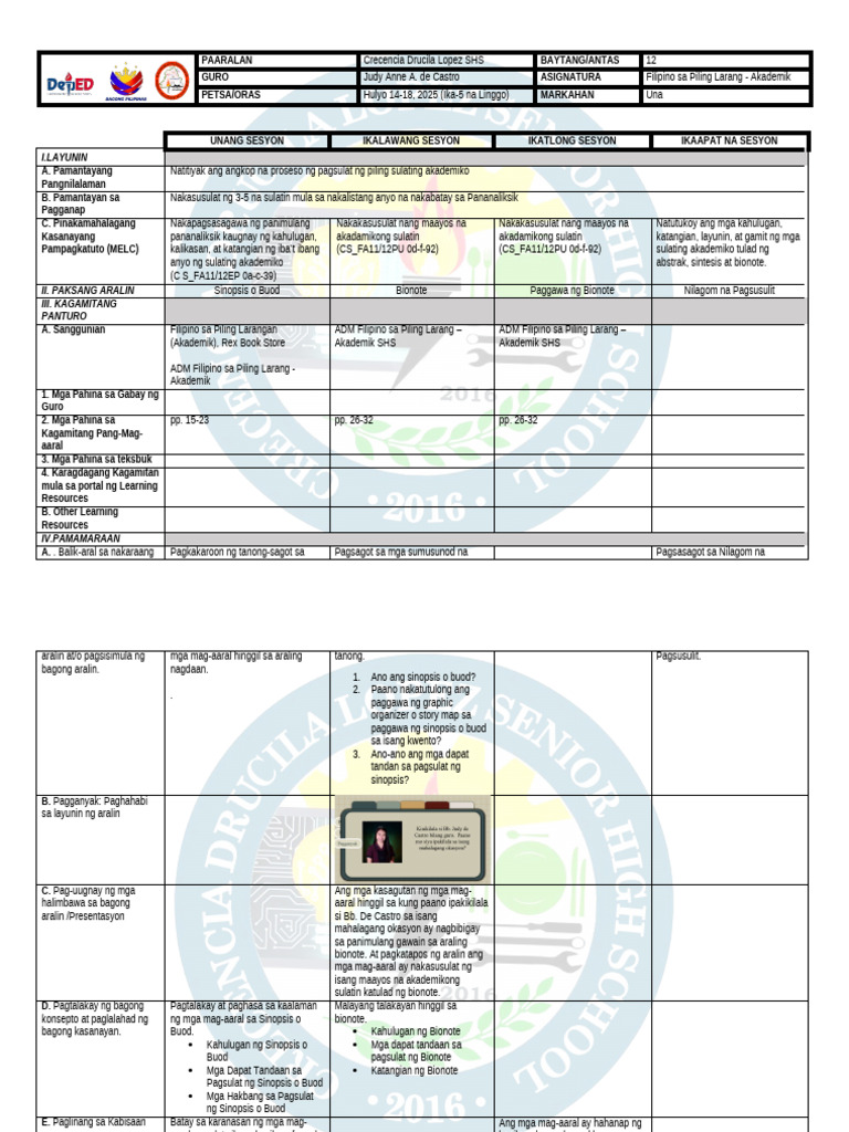 FPL W5 Q1DLL | PDF
