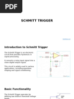 Schmitt Trigger Design and Analysis | PDF