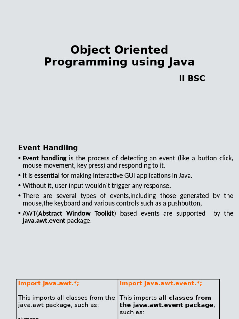 unit 3 | PDF | Window (Computing) | Class (Computer Programming)