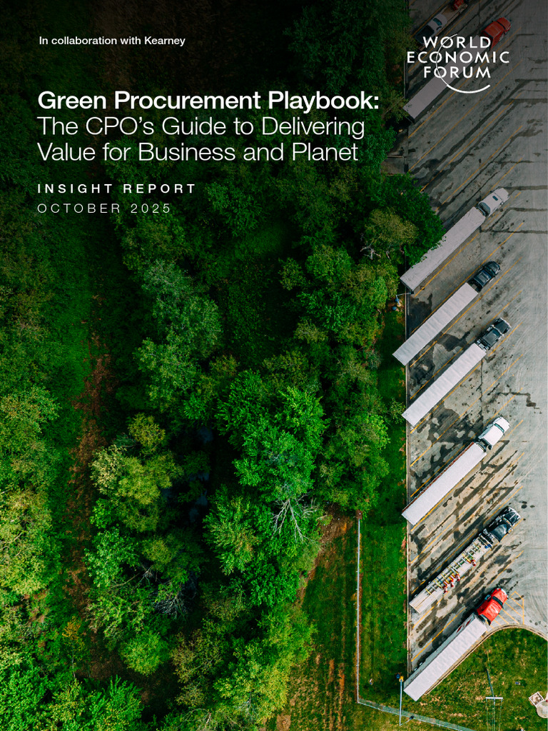 WEF Green Procurement Playbook 2025 | PDF | Procurement | Sustainability