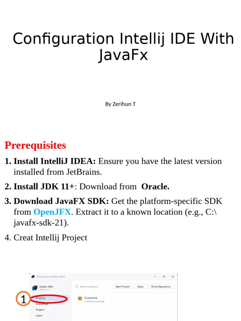 Configuring JavaFX in IntelliJ IDEA | PDF | Oracle Acquisitions ...
