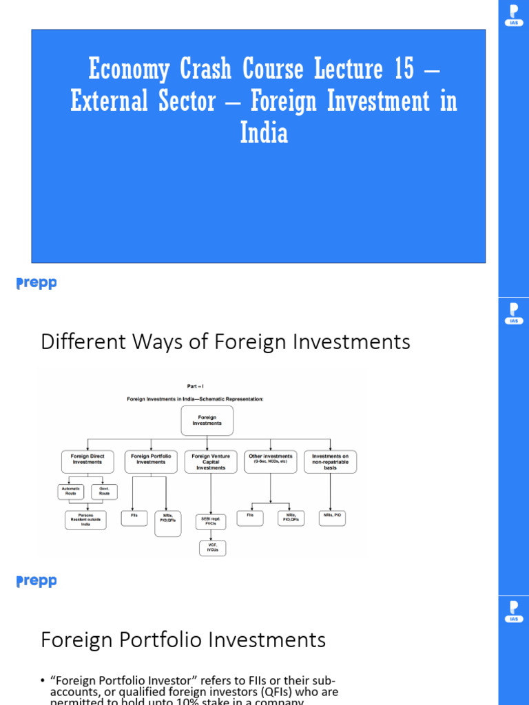 Economy Crash Course Lecture 15 - External Sector - Foreign Investment ...