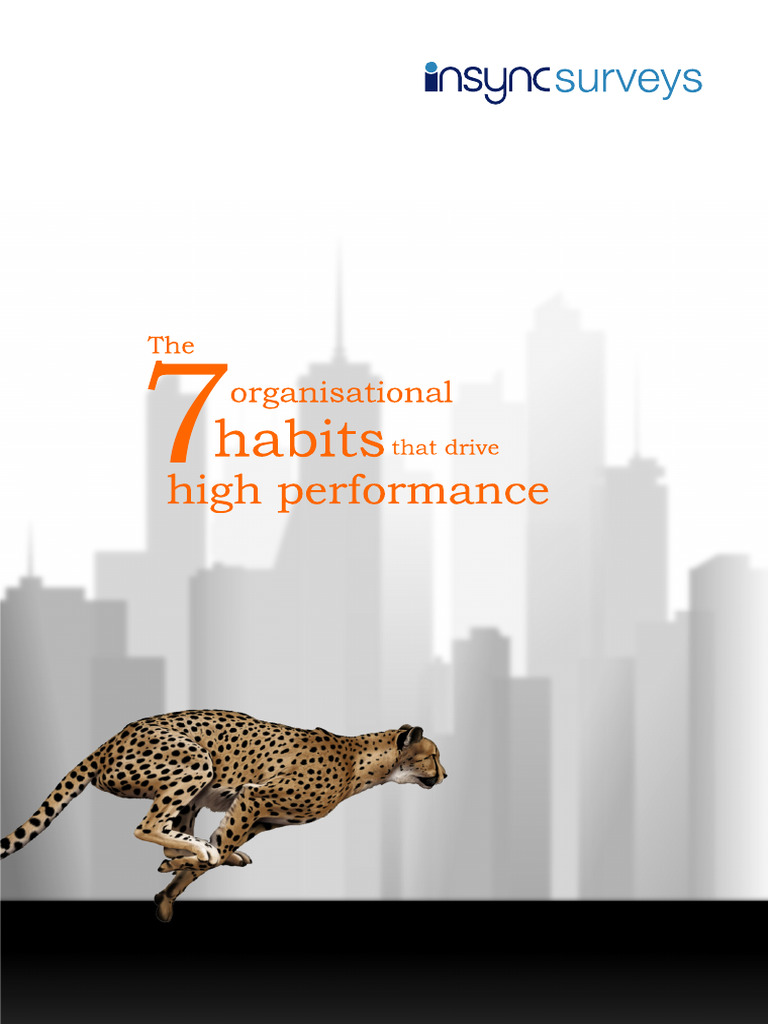 7 Habits for High-Performance Organizations | PDF | Employment | Leadership