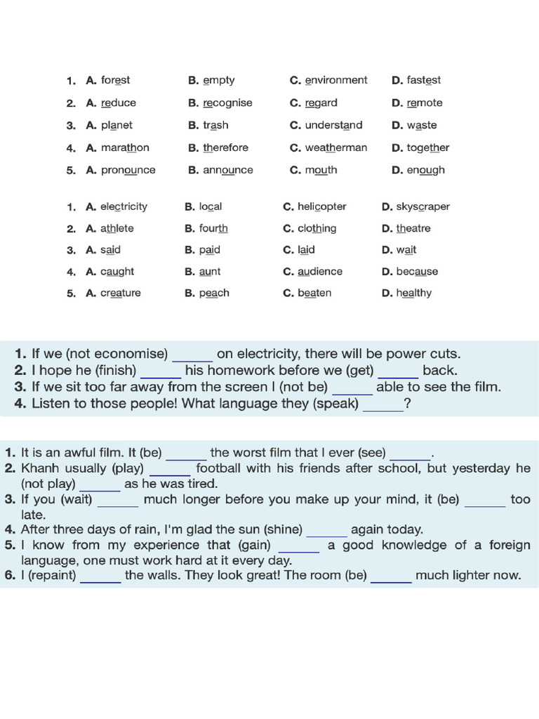 Grade 6 Test From Book | PDF