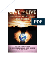 Give To Live by Joe Vitale