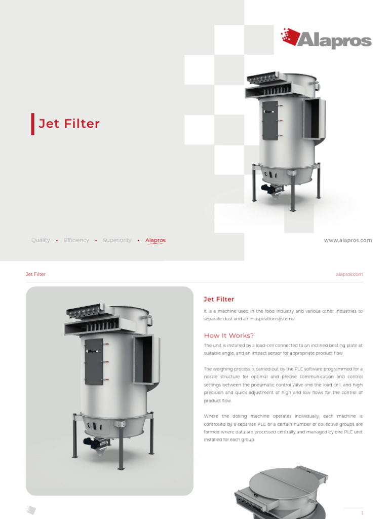 Jet Filter | PDF | Valve | Equipment