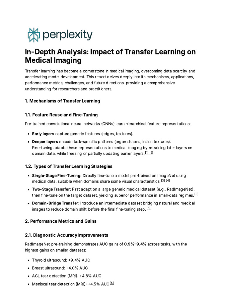 Impact of Transfer Learning Models On Medical Imag | PDF | Medical ...