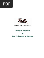 Sample Reports of Tax Collected at Source | Tally Customization services | Tally Helpdesk | Web Based Fixed asset Software