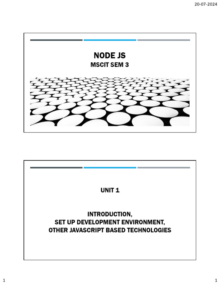 Node.js Features and Advantages Overview | PDF | Ajax (Programming) | J ...