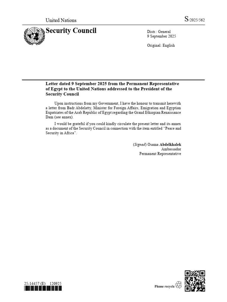 UN E- lec | PDF | Egypt | International Law