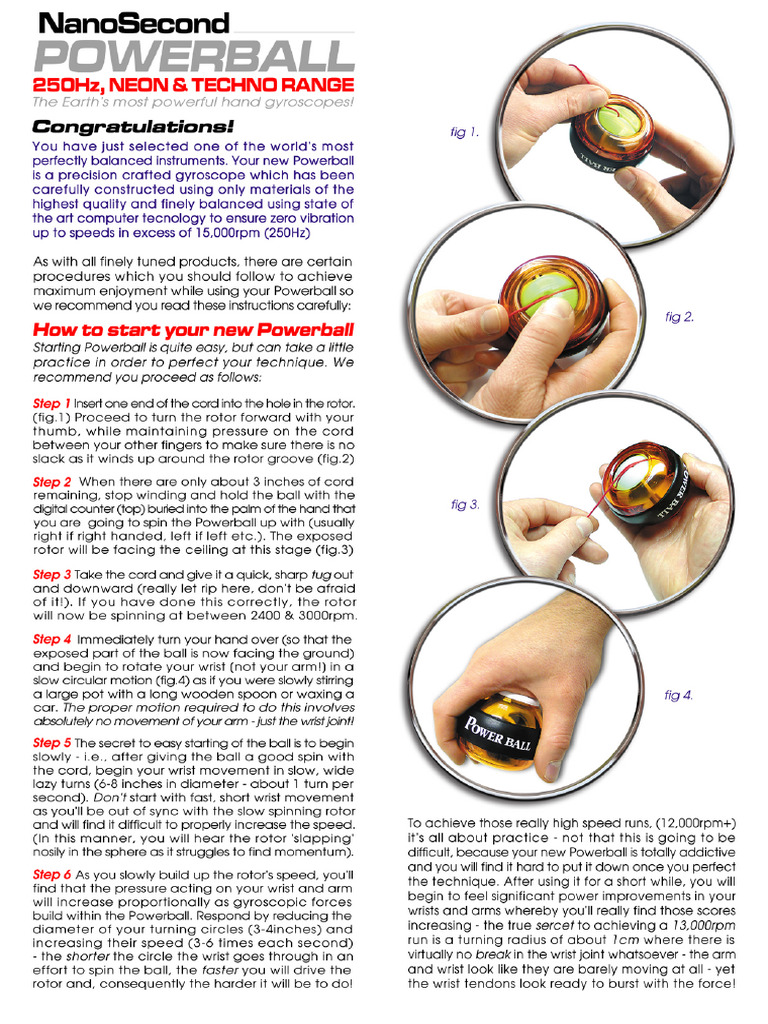 Powerball Instructions Front | PDF