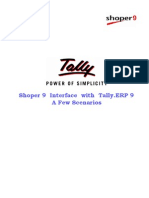 Shoper 9 Interface With Tally.erp 9_A Few Scenarios  | Tally Helpdesk  | Tally Features | Tally.NET Services