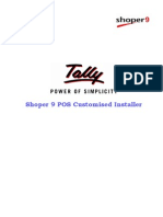 Shoper 9 POS Custom is Ed Installer | Tally Shopper | Tally Customization services | Tally.NET Services