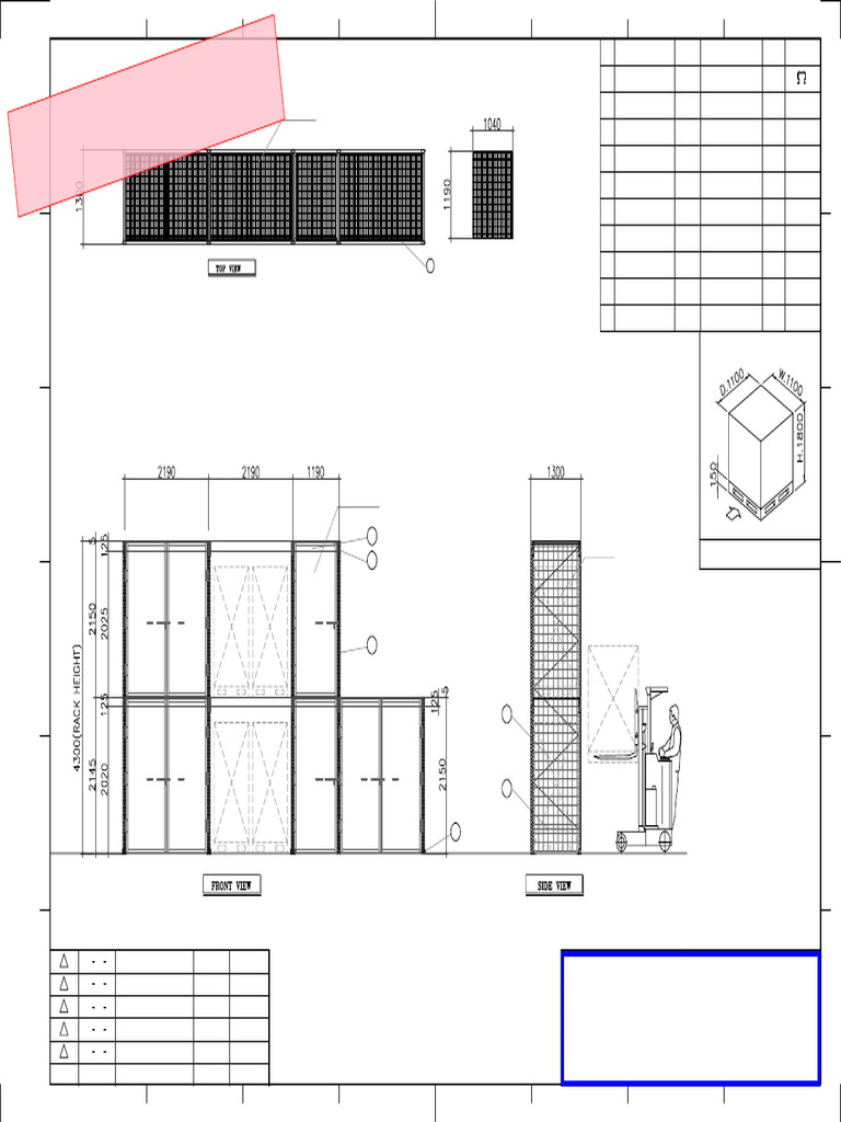 Cages and Pallets Rack Design Specs | PDF